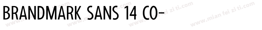 Brandmark Sans 14 Co字体转换